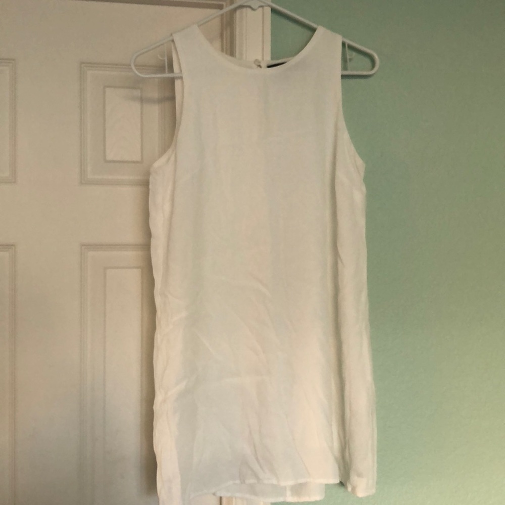 Sexy mini white dress